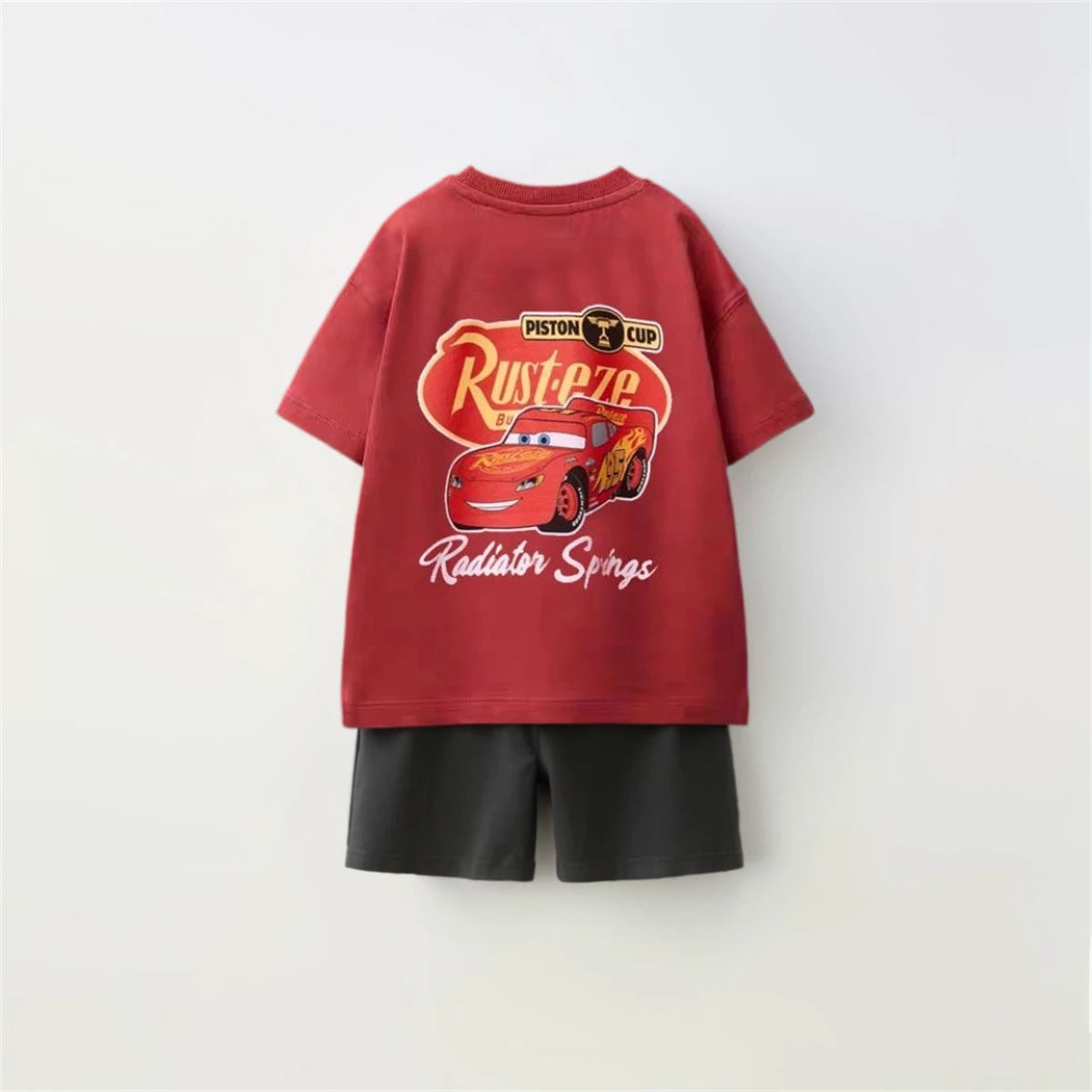 Cartoon T-Shirt and Shorts Set