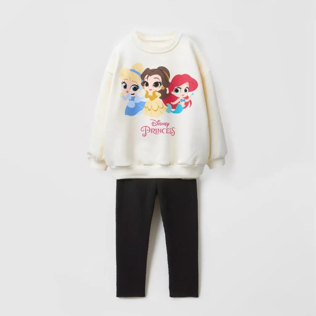 Cotton Sweatshirt and Pants Set