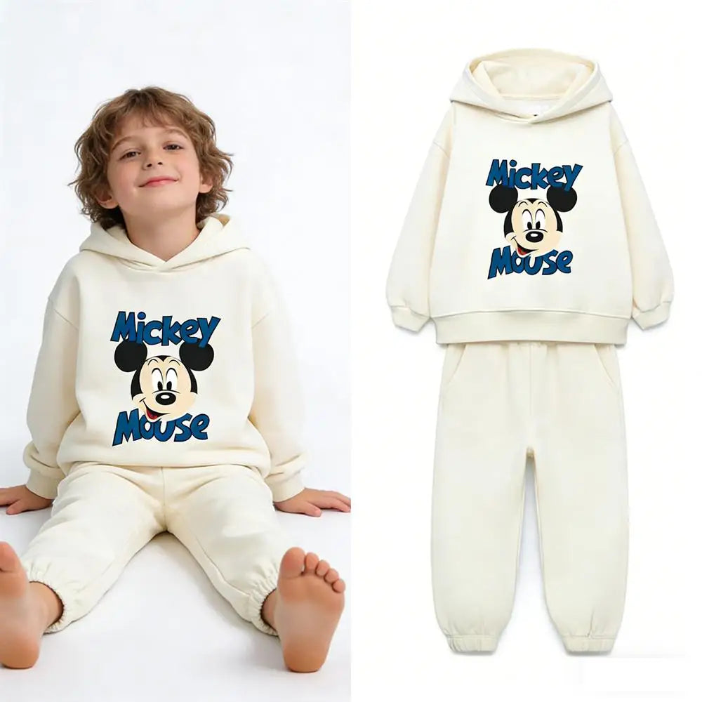 Cotton Sweatshirt and Pants Set