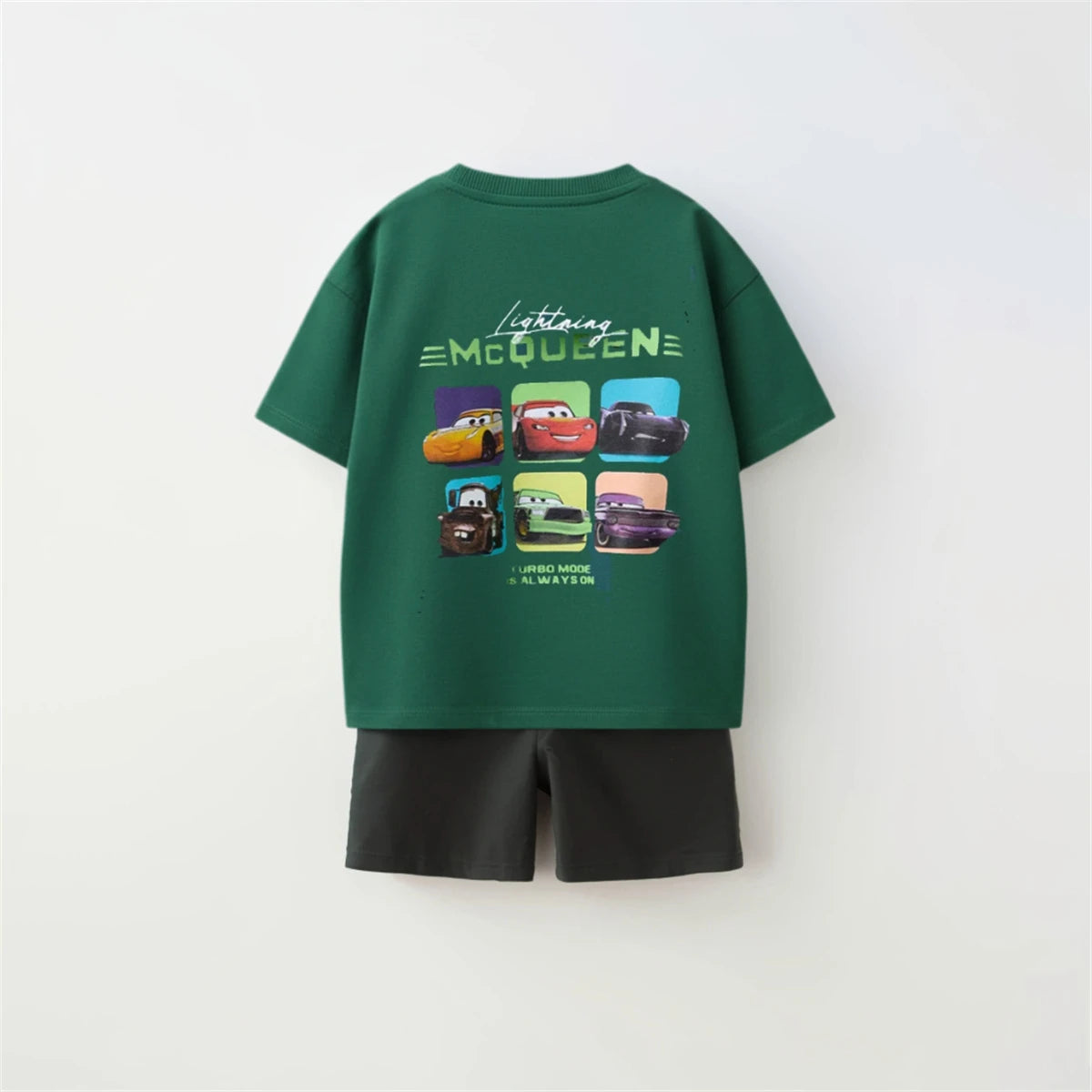 Cartoon T-Shirt and Shorts Set