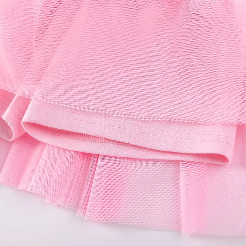 Summer Tracksuit 100% Cotton Rainbow T-Shirt & Skirt Set