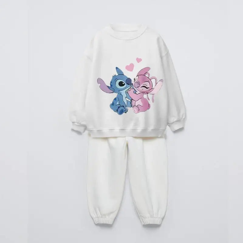 Cotton Sweatshirt and Pants Set