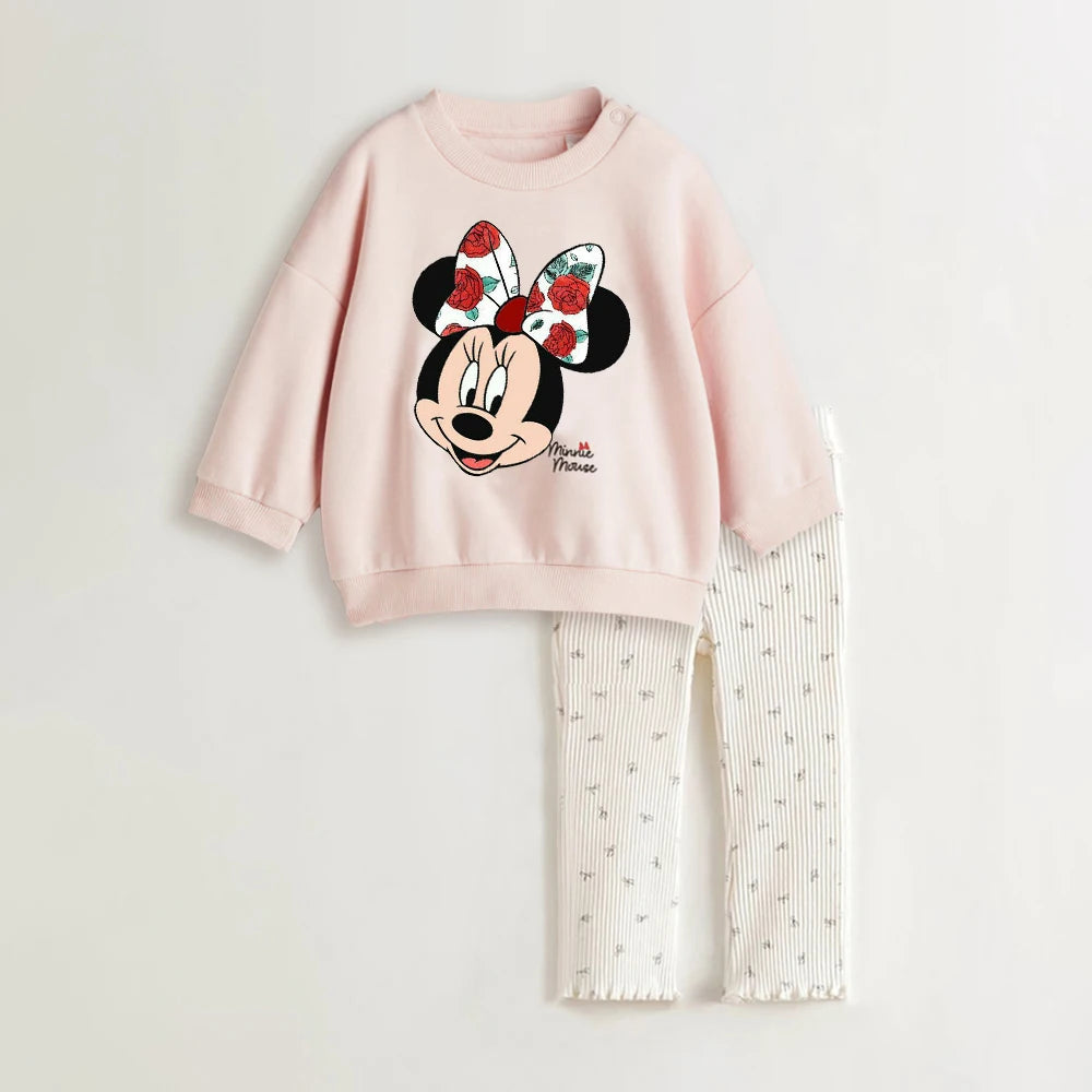 Cotton Sweatshirt and Pants Set