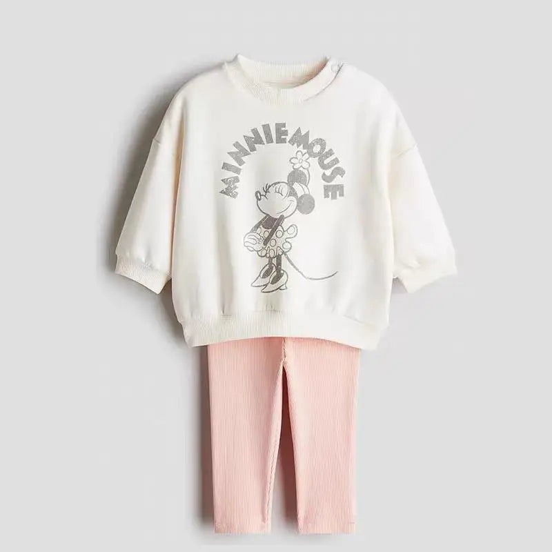 Cotton Sweatshirt and Pants Set