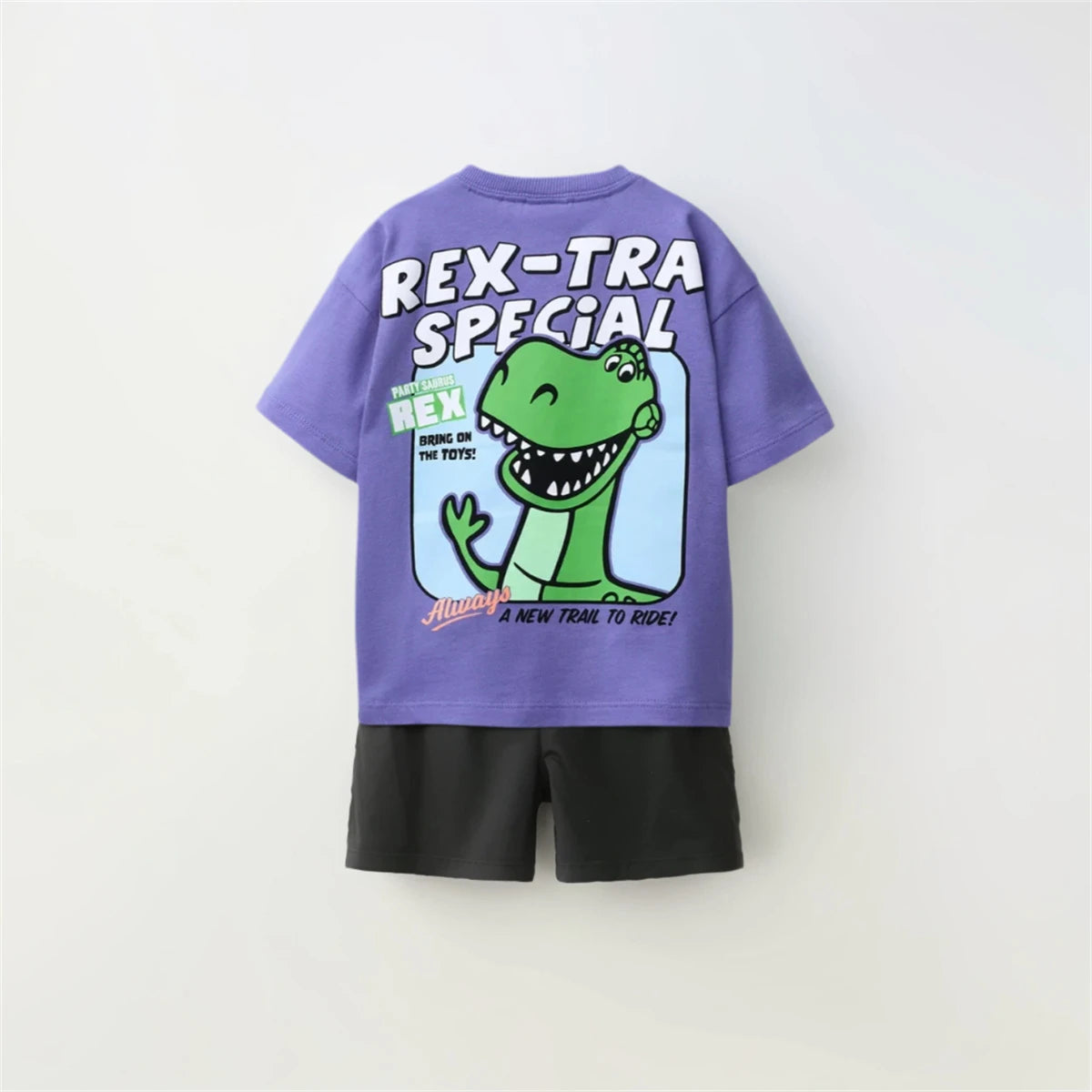Cartoon T-Shirt and Shorts Set