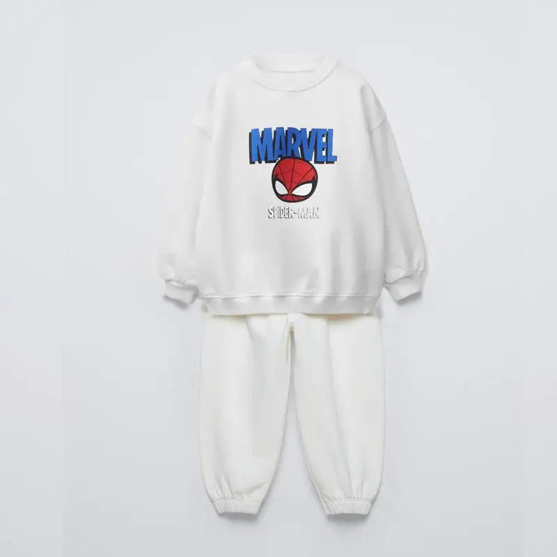 Cotton Sweatshirt and Pants Set