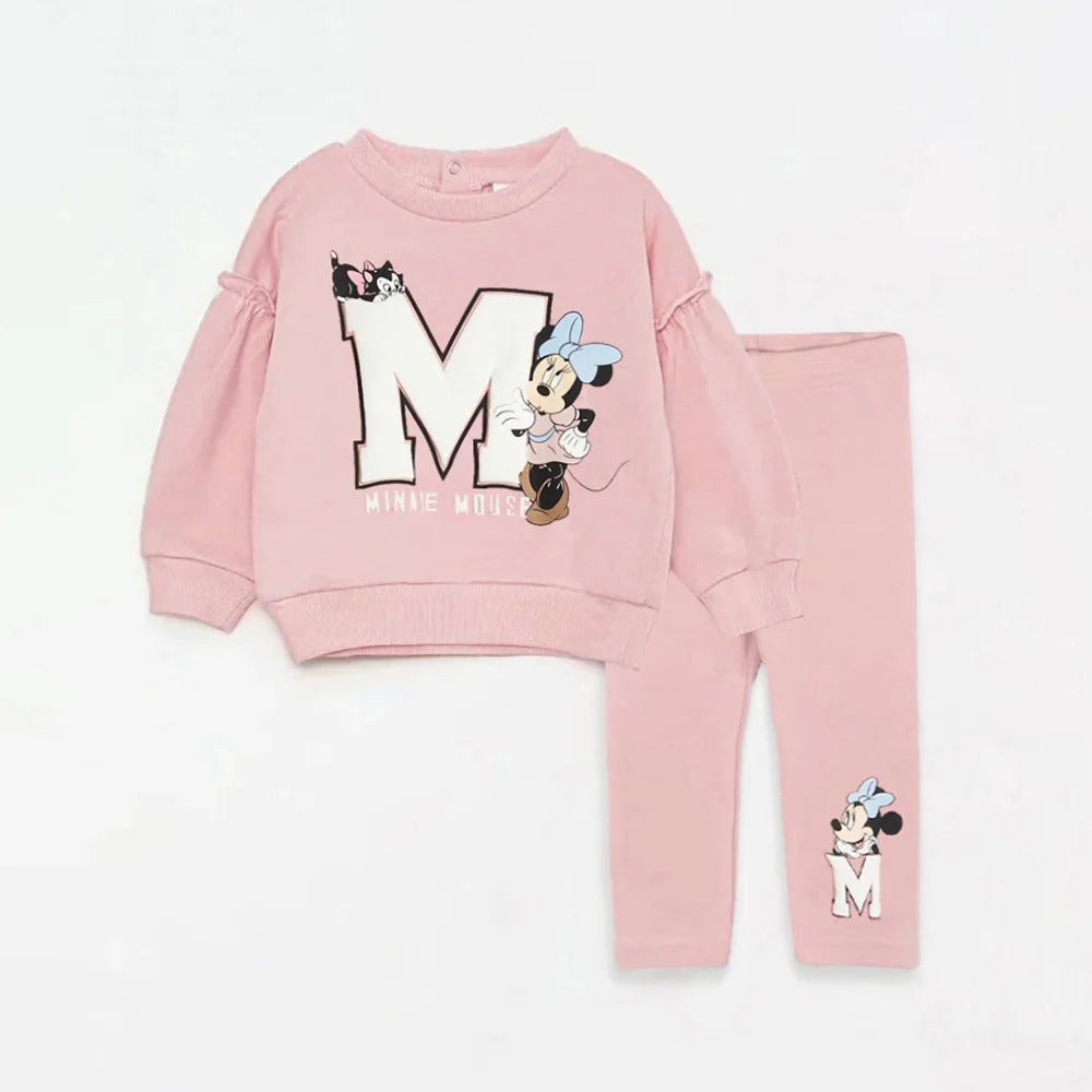 Cotton Sweatshirt and Pants Set