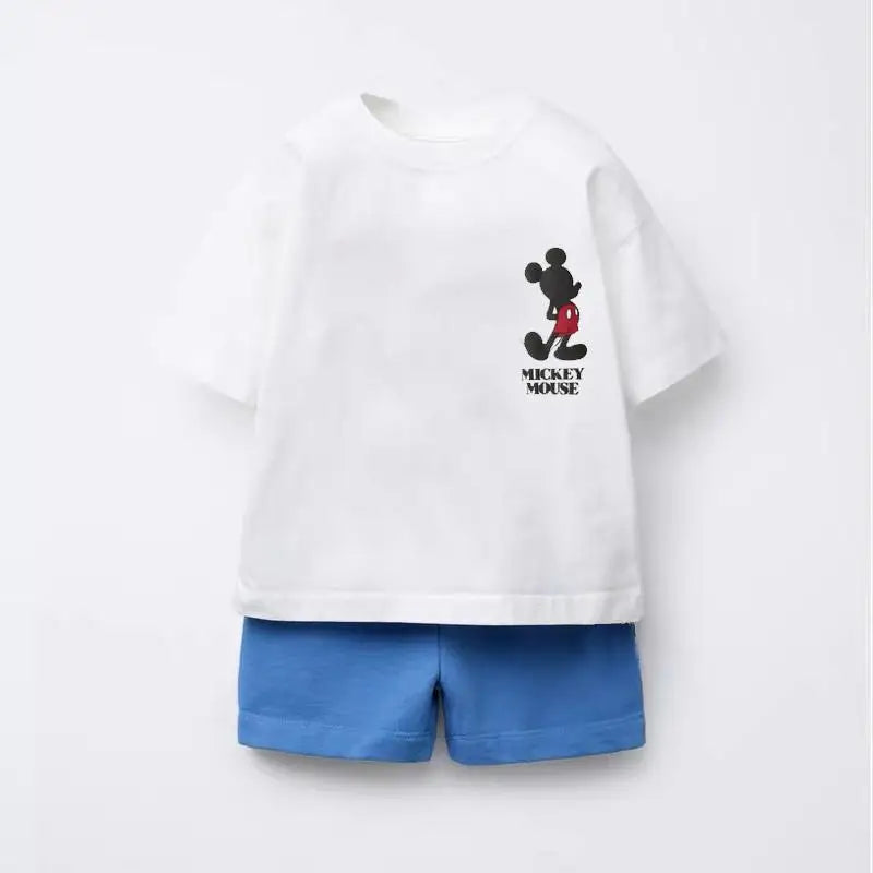 Cartoon T-Shirt and Shorts Set