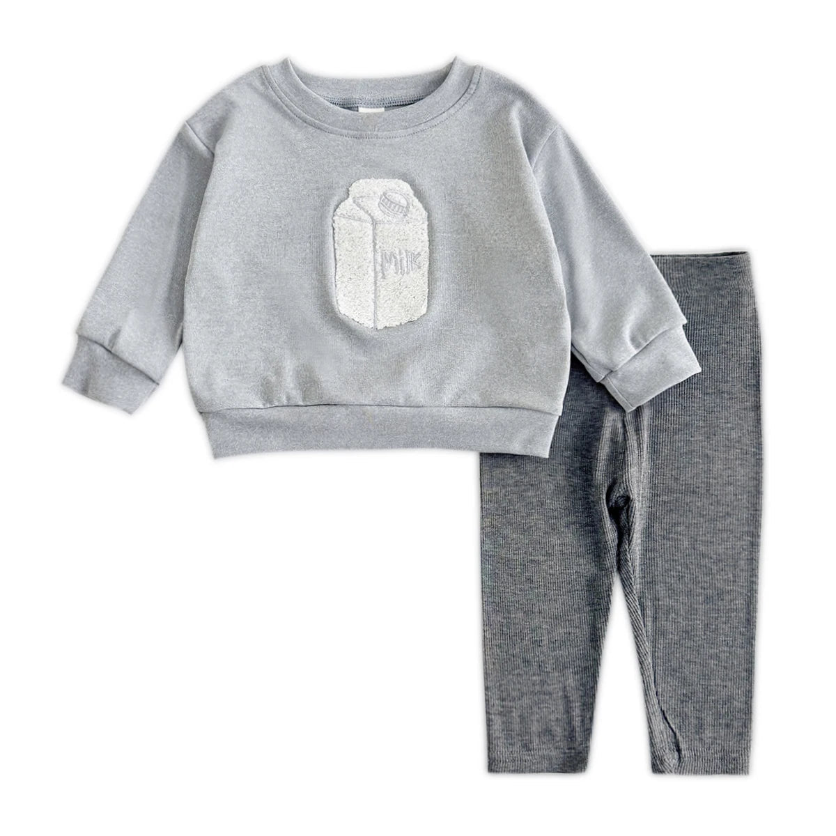 Children's Cozy Two - Piece Outfit Set – Soft Top & Matching Bottoms - Ewapi
