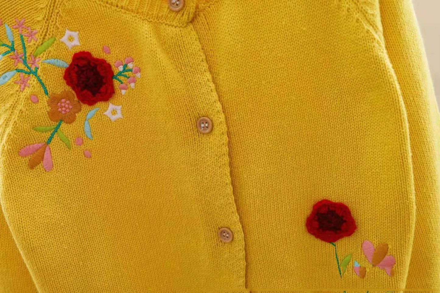 Soft and Comfort Cotton Embroidered Cardigan