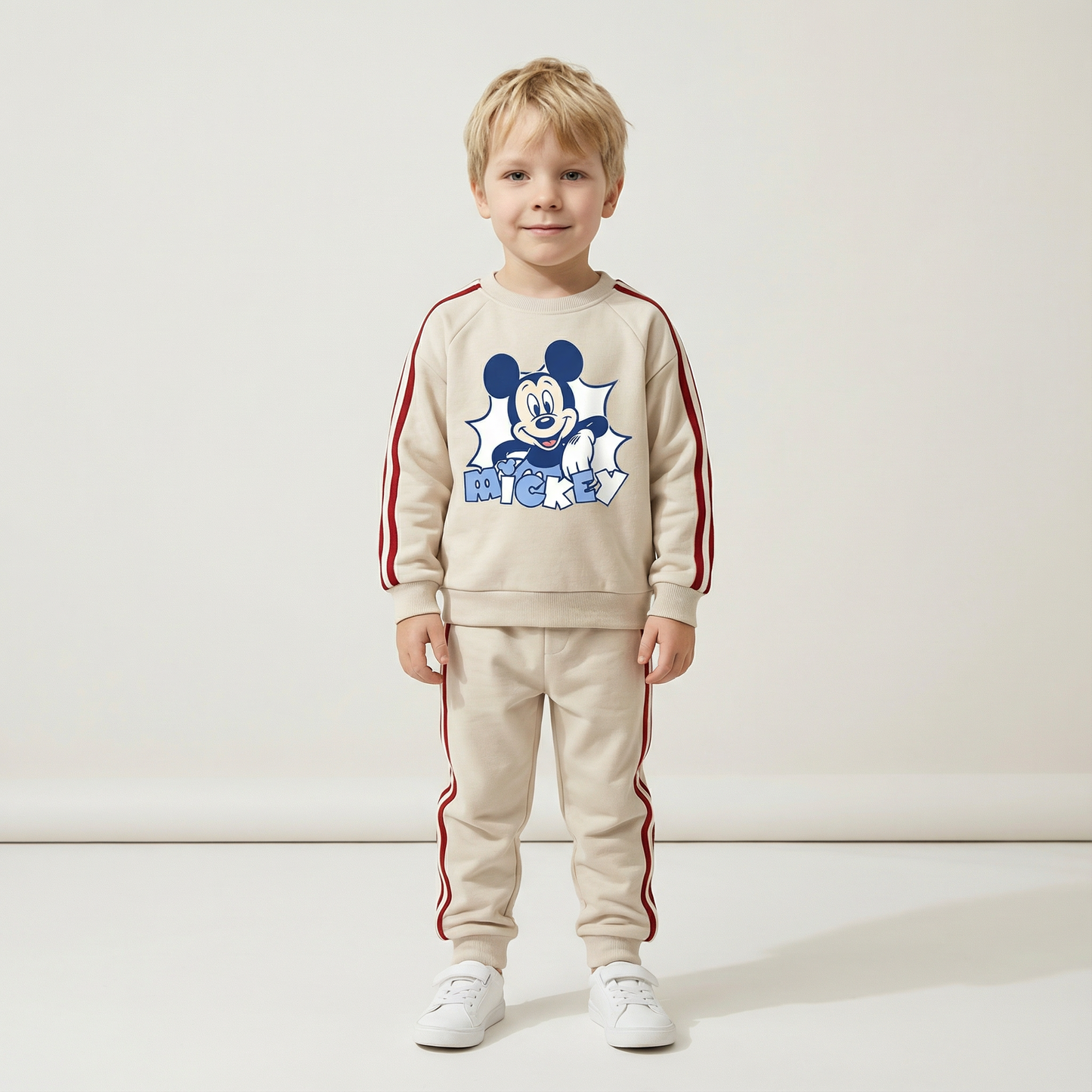 Cotton Sweatshirt and Pants Set