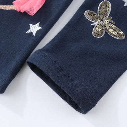 Soft Cotton With Playful Design Leggings