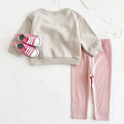 Cozy Two-Piece Outfit Set – Soft Top & Matching Bottoms