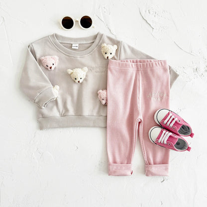 Cozy Two-Piece Outfit Set – Soft Top & Matching Bottoms