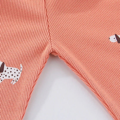 Soft Cotton With Playful Design Leggings