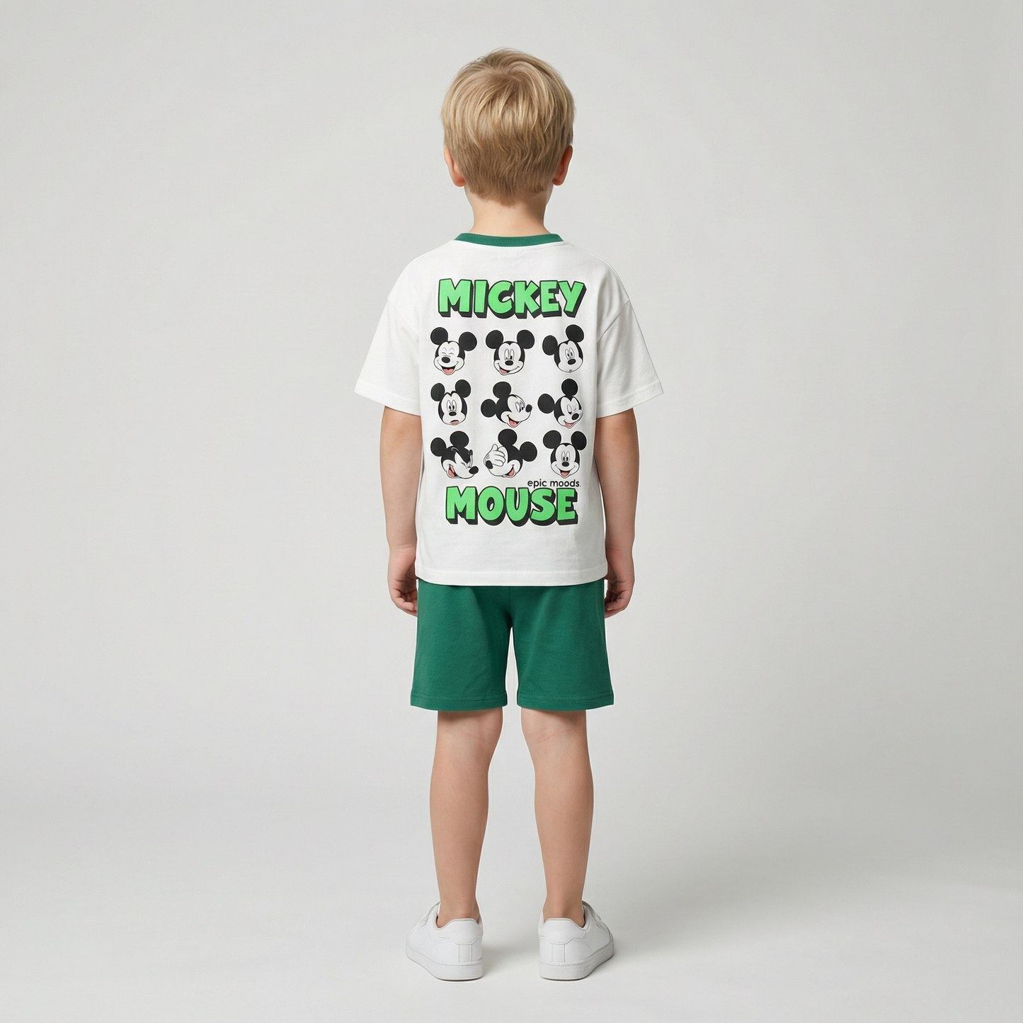 Cartoon T-Shirt and Shorts Set