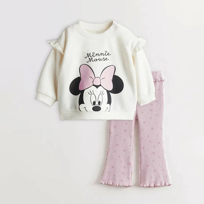 Cotton Sweatshirt and Pants Set