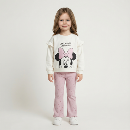 Cotton Sweatshirt and Pants Set