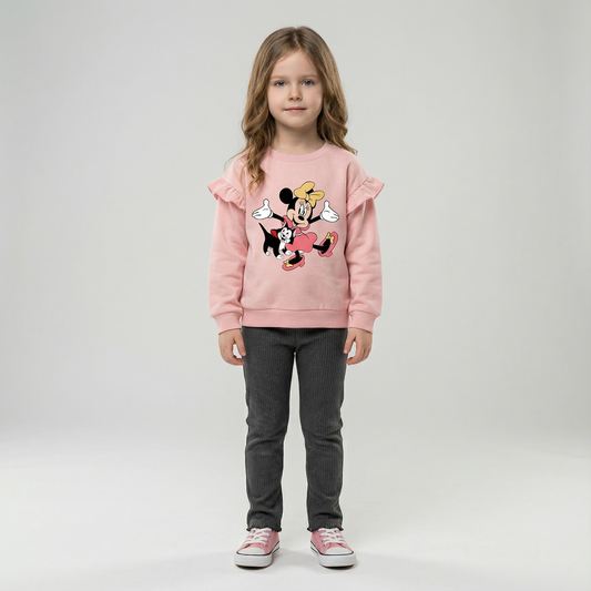 Cotton Sweatshirt and Pants Set