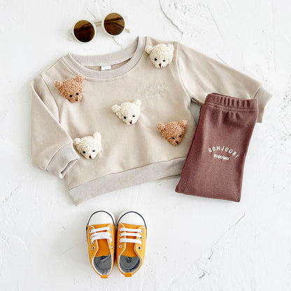 Cozy Two-Piece Outfit Set – Soft Top & Matching Bottoms