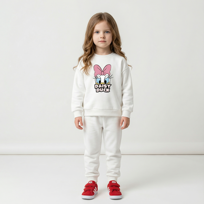 Cotton Sweatshirt and Pants Set