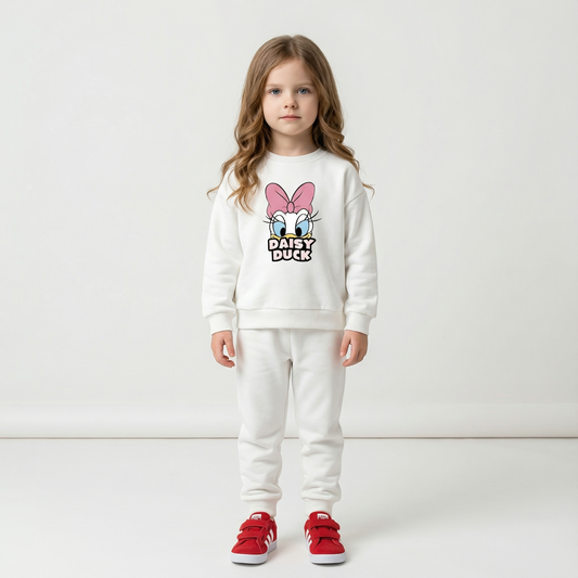 Cotton Sweatshirt and Pants Set