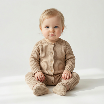 Cozy Knitted Overalls