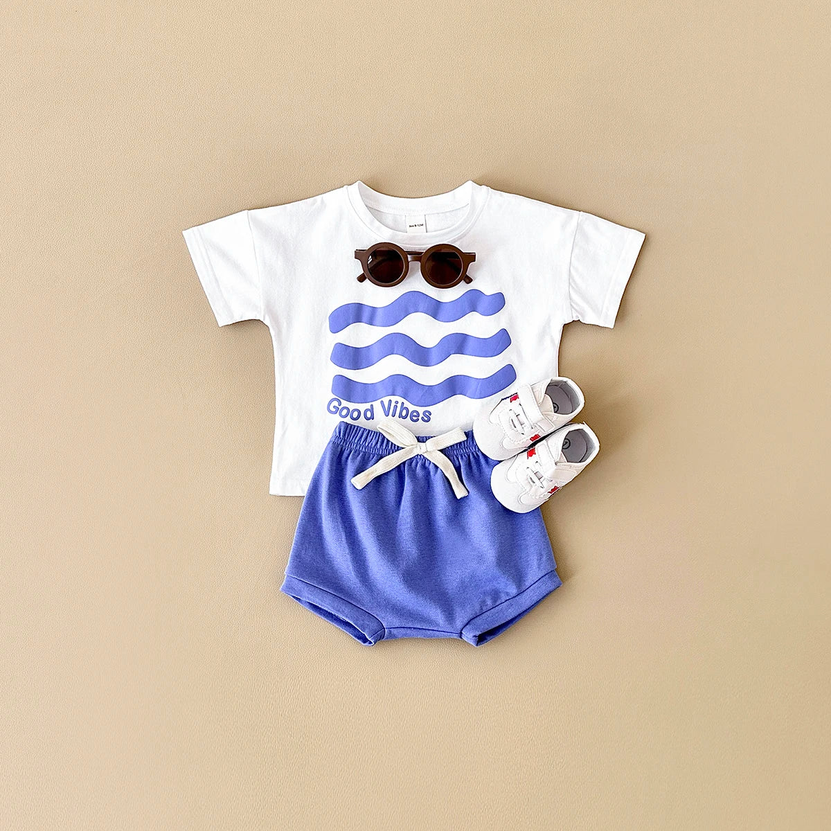 Cartoon T-Shirt and Shorts Set
