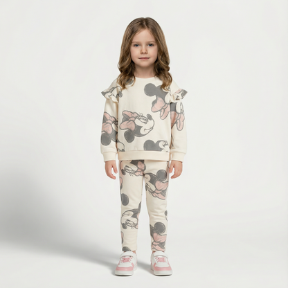 Cotton Sweatshirt and Pants Set