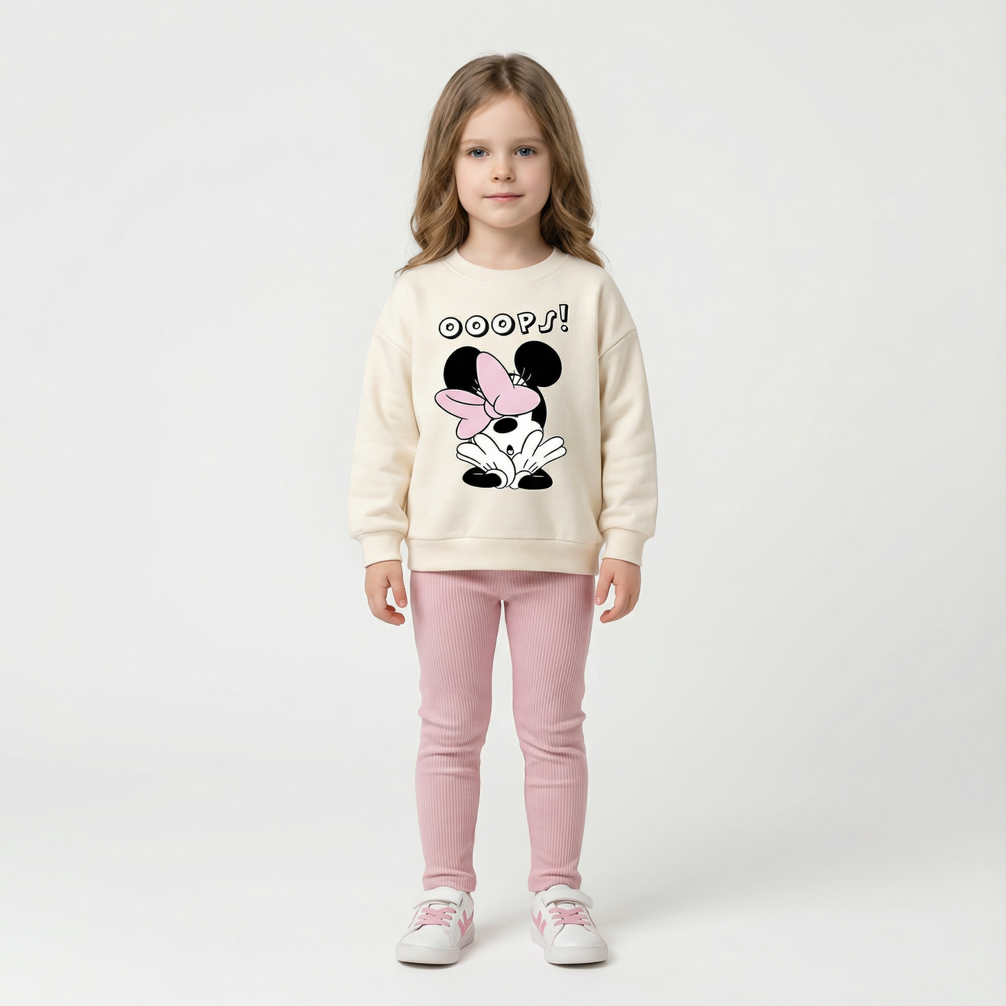 Cotton Sweatshirt and Pants Set