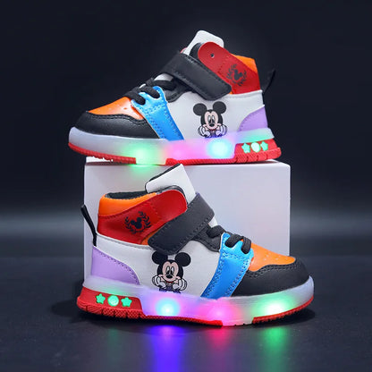Minnie & Mickey Mouse LED Sneakers