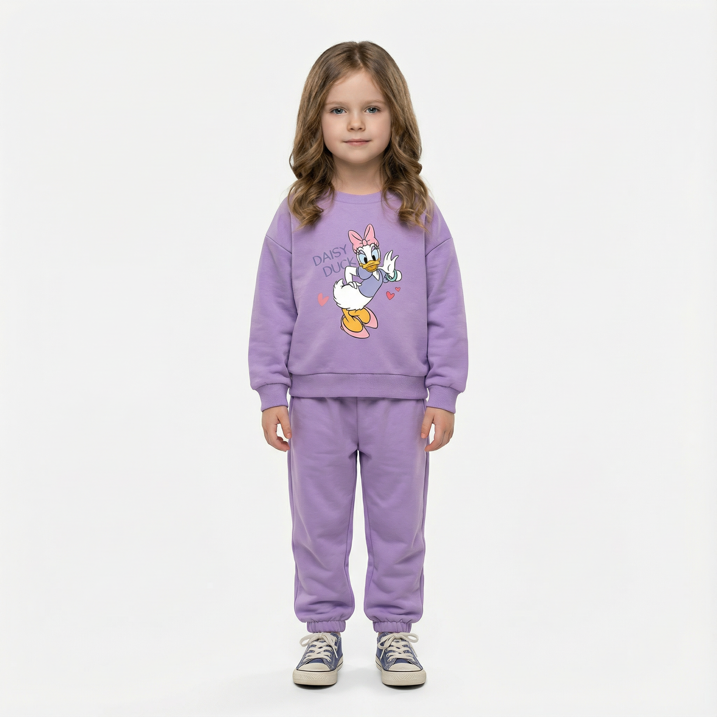 Cotton Sweatshirt and Pants Set