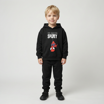 Cotton Sweatshirt and Pants Set