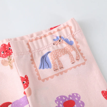 Soft Cotton With Playful Design Leggings