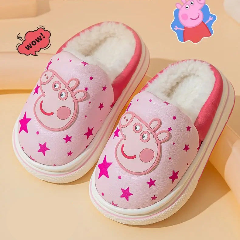 Peppa & George Pig Plush Warm Slippers