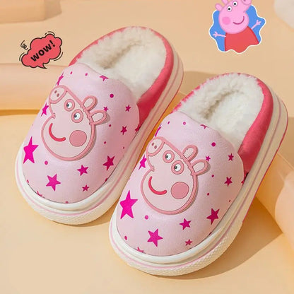 Peppa & George Pig Plush Warm Slippers