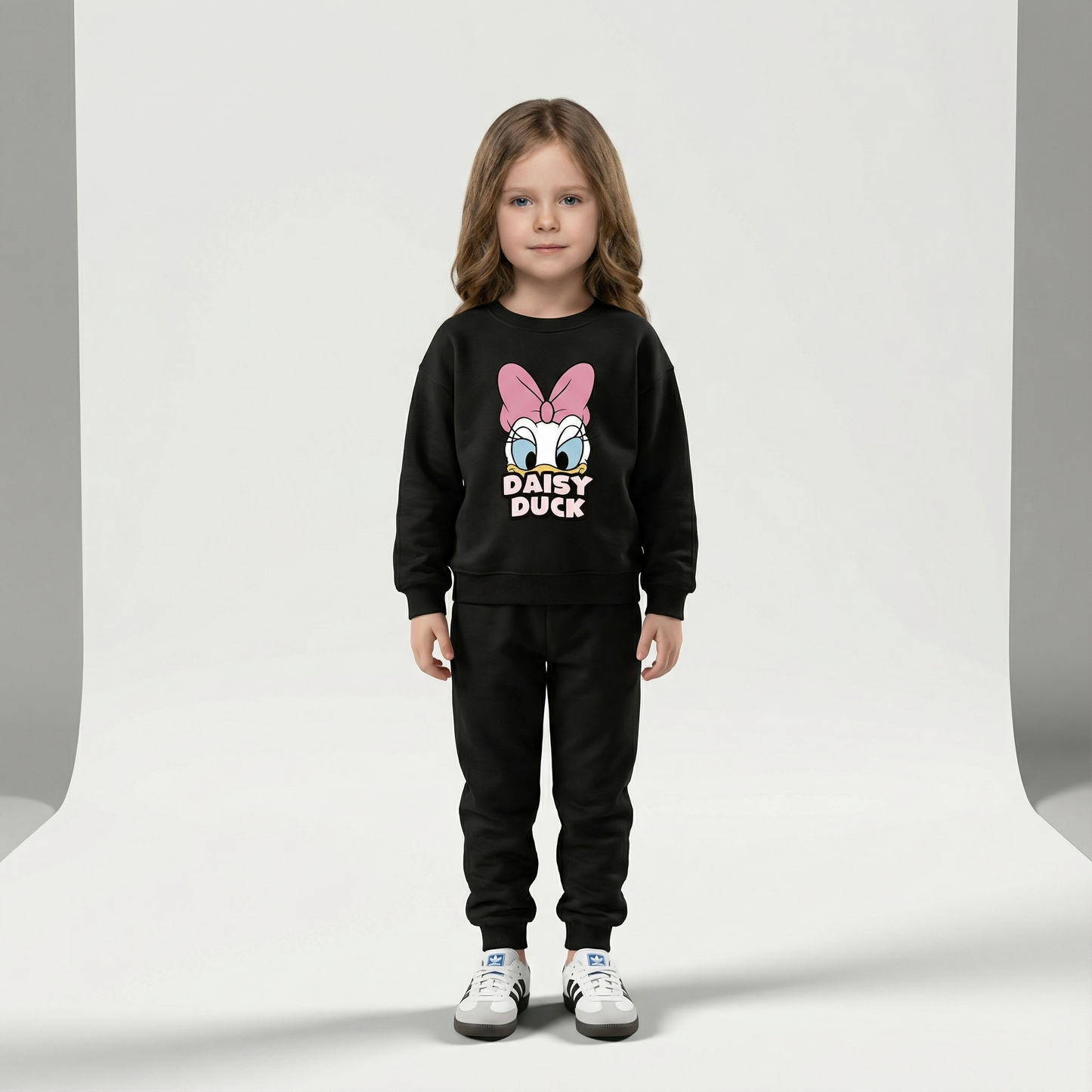 Cotton Sweatshirt and Pants Set