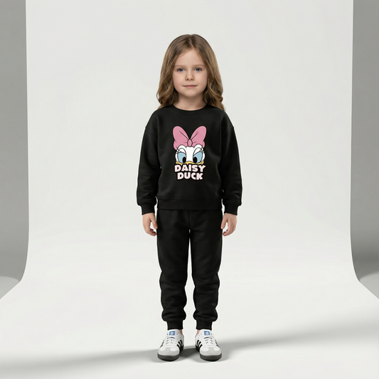 Cotton Sweatshirt and Pants Set