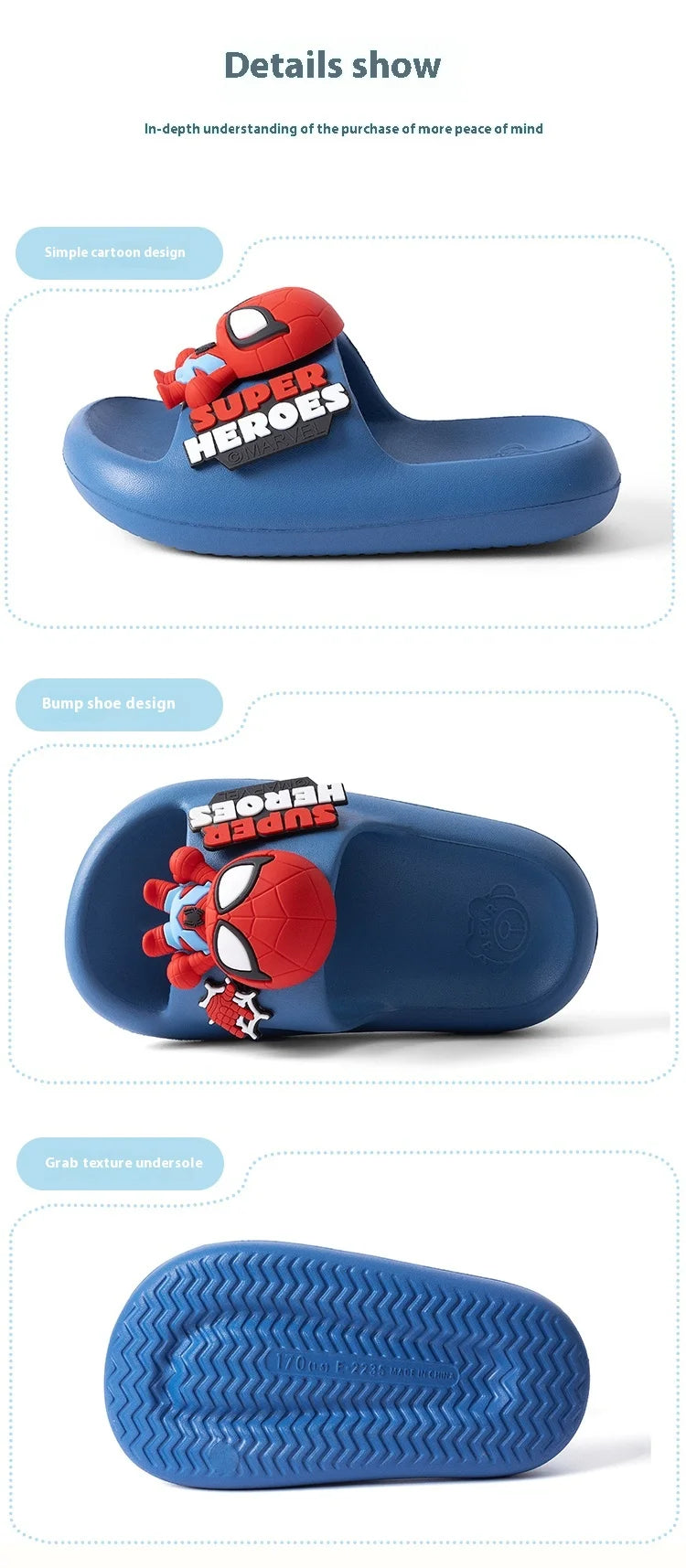 Lightweight EVA Spidey Slippers