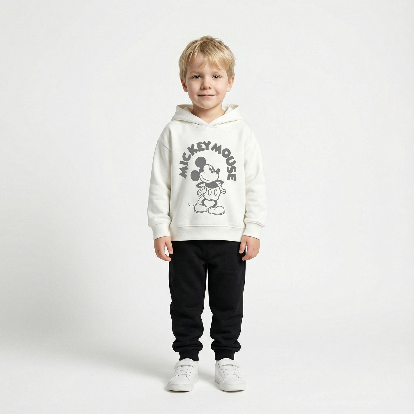 Cotton Sweatshirt and Pants Set