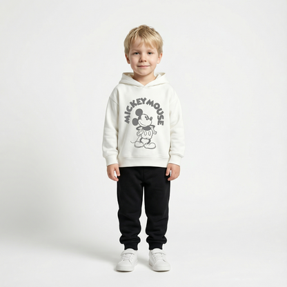 Cotton Sweatshirt and Pants Set