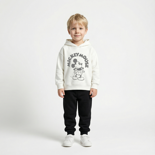 Cotton Sweatshirt and Pants Set