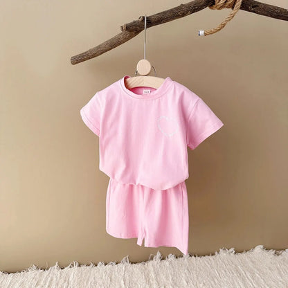 Children’s Casual T-Shirt & Shorts Set