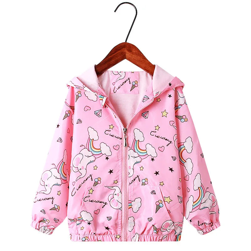 Lovely Cartoons Girls Jacket