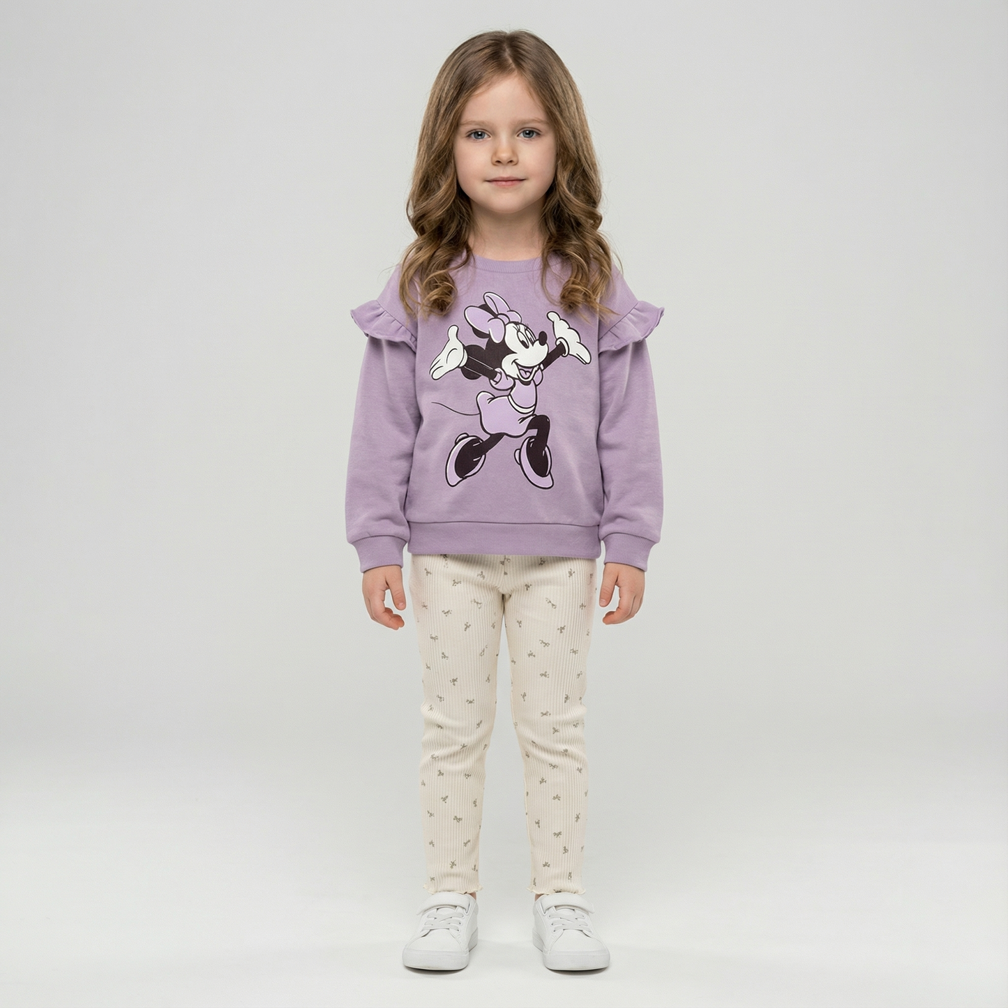 Cotton Sweatshirt and Pants Set