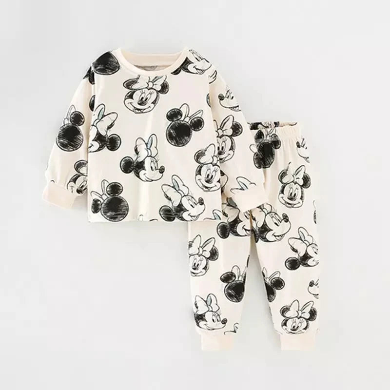 Cotton Sweatshirt and Pants Set