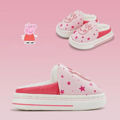 Peppa & George Pig Plush Warm Slippers