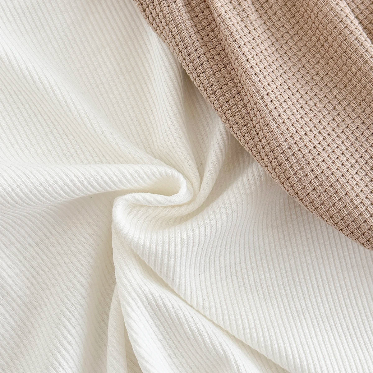 Rainbow Patchwork Overalls & T-Shirt 2-Piece Set