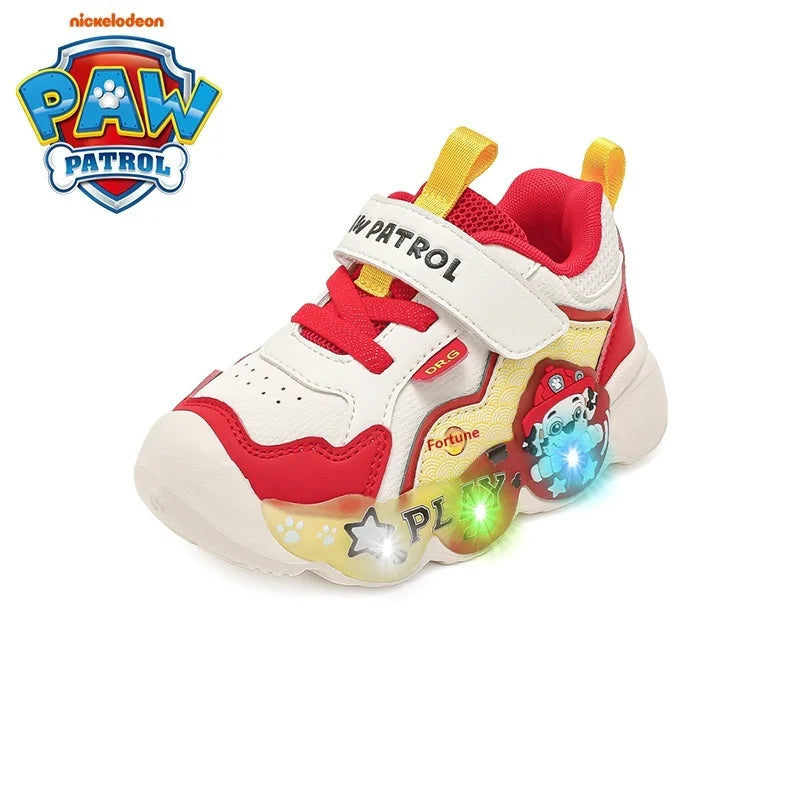 Genuine PAW Patrol Strap, Breathable, Non-Slip, LED Sneaker Shoes