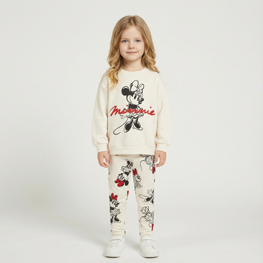 Cotton Sweatshirt and Pants Set